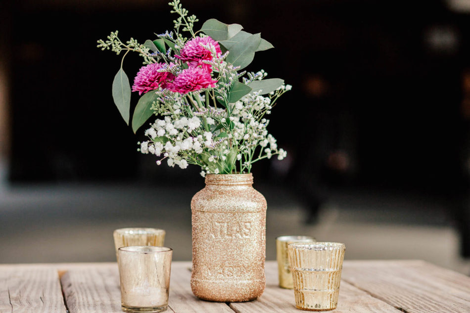 Flowers line up on table, Boals Farm, Charleston, South Carolina Kate Timbers Photography. http://katetimbers.com #katetimbersphotography // Charleston Photography // Inspiration