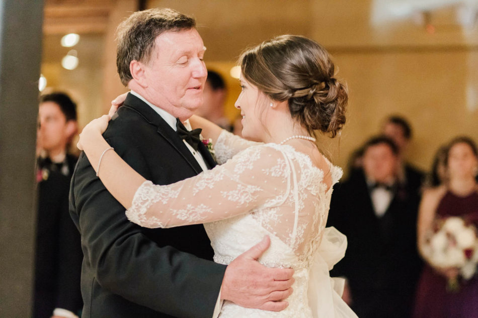 Bride dances with father, No. 5 Faber, Charleston, South Carolina Kate Timbers Photography. http://katetimbers.com #katetimbersphotography // Charleston Photography // Inspiration
