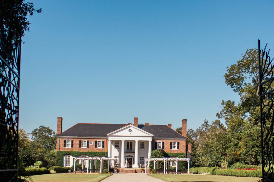 Gates open to Boone Hall Plantation, Charleston, South Carolina. Kate Timbers Photography. http://katetimbers.com