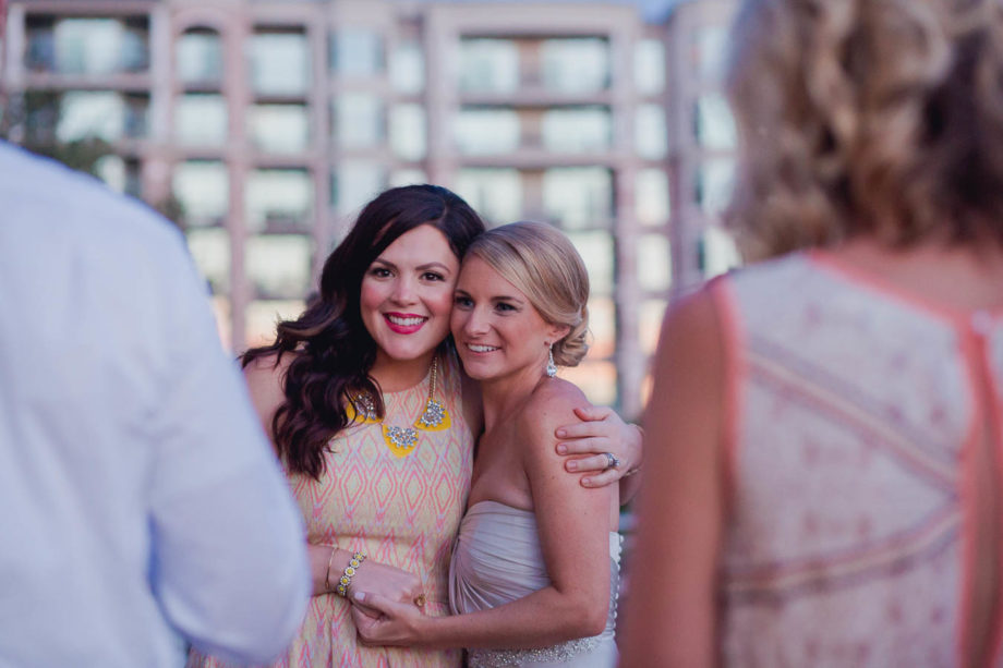 Guests mingle at reception, Harborside East, Mt Pleasant, South Carolina. Kate Timbers Photography. http://katetimbers.com