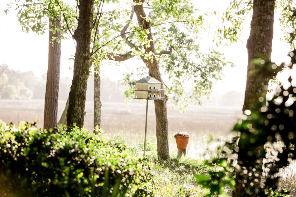 Birdhouse stands by marsh at sunset, I'ON Creek Club, Mt Pleasant, South Carolina Kate Timbers Photography. http://katetimbers.com #katetimbersphotography // Charleston Photography // Inspiration