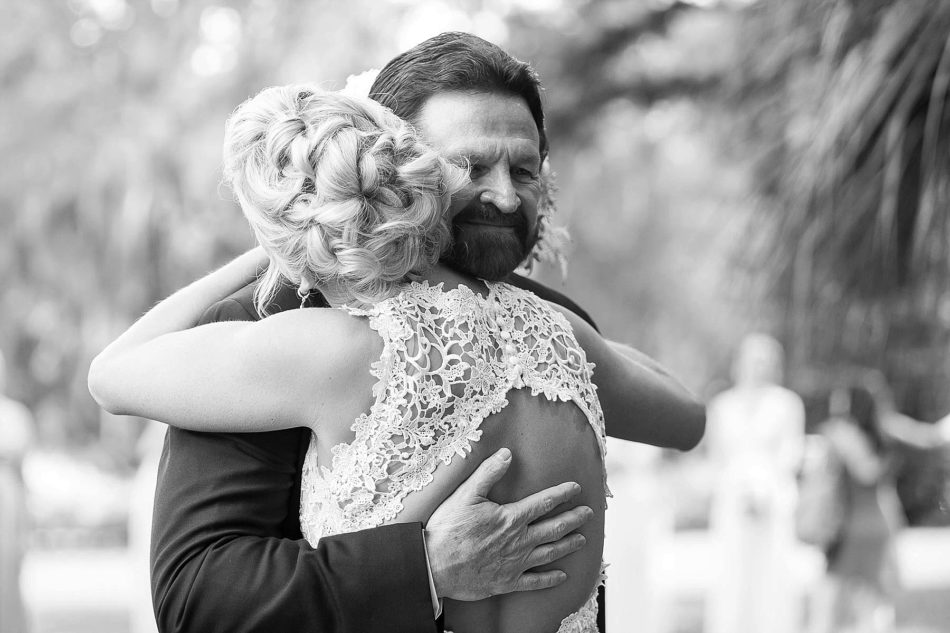 Father sees bride for first time, Magnolia Plantation, Charleston, South Carolina Kate Timbers Photography. http://katetimbers.com #katetimbersphotography // Charleston Photography // Inspiration