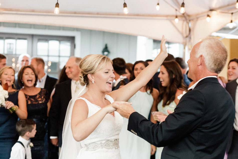 Bride dances with father, Coleman Hall, Mt Pleasant, South Carolina Kate Timbers Photography. http://katetimbers.com #katetimbersphotography // Charleston Photography // Inspiration
