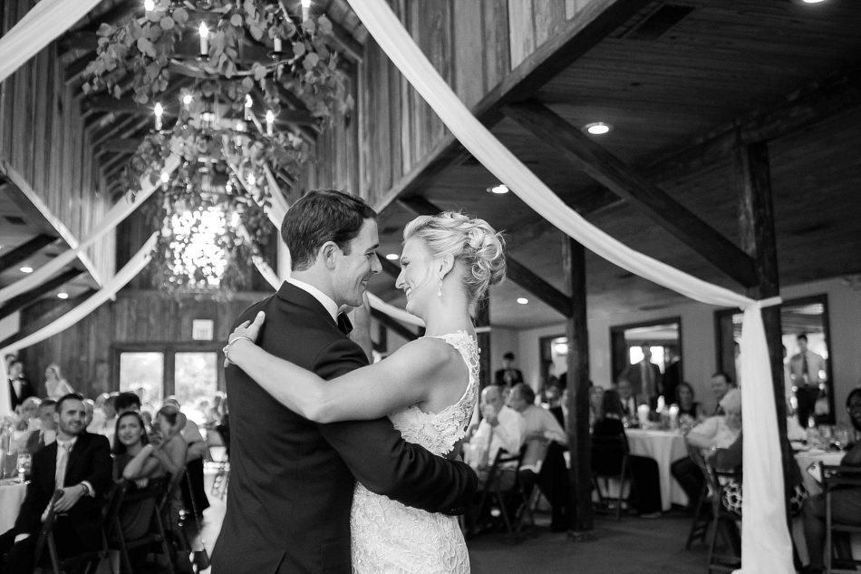 Bride and groom have first dance, Magnolia Plantation, Charleston, South Carolina Kate Timbers Photography. http://katetimbers.com #katetimbersphotography // Charleston Photography // Inspiration