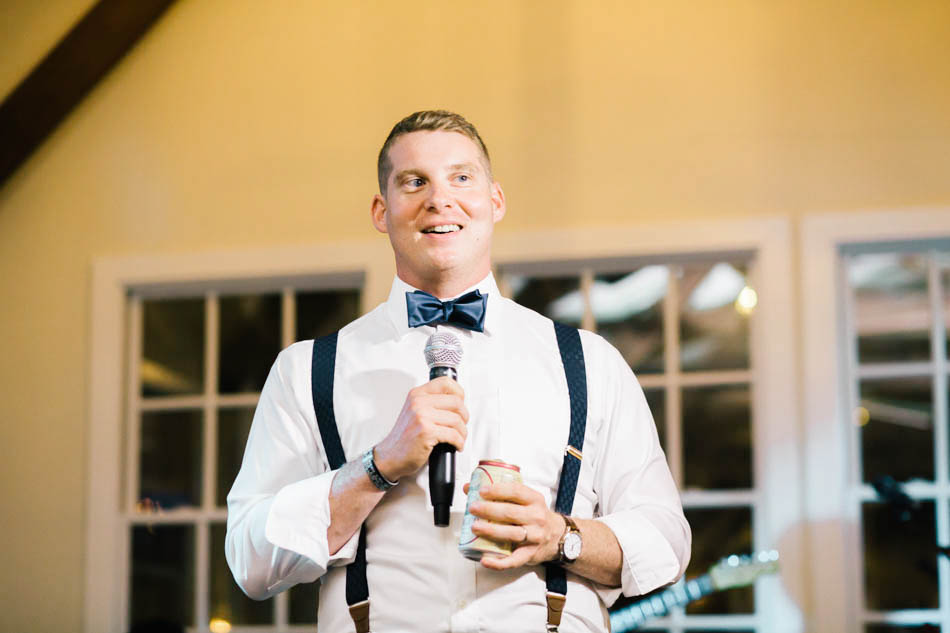 Best man delivers his speech, Alhambra Hall, Mt Pleasant, South Carolina Kate Timbers Photography. http://katetimbers.com #katetimbersphotography // Charleston Photography // Inspiration
