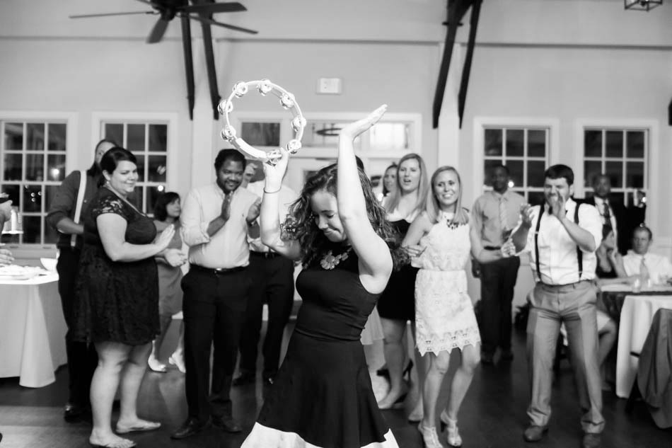 Guests dance at reception, Alhambra Hall, Mt Pleasant, South Carolina Kate Timbers Photography. http://katetimbers.com #katetimbersphotography // Charleston Photography // Inspiration