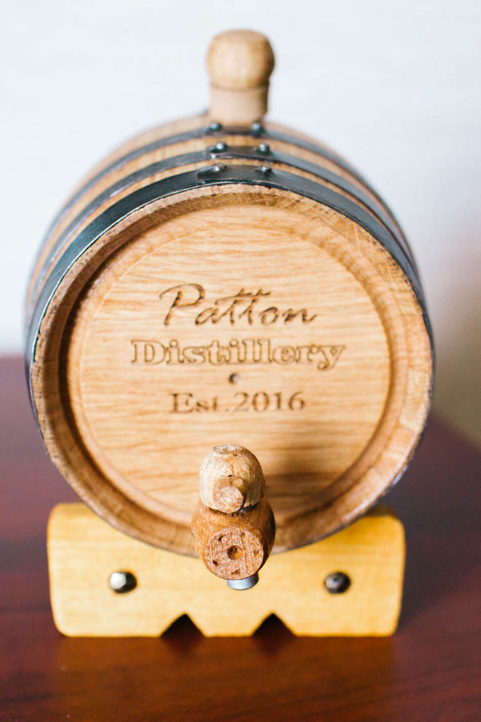 Groomsmen were given custom whiskey barrels, Rice Mill Building, Charleston, South Carolina Kate Timbers Photography. http://katetimbers.com #katetimbersphotography // Charleston Photography // Inspiration