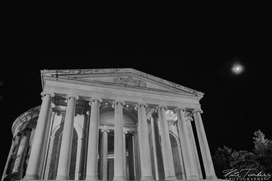 Jefferson Memorial in Washington, DC. Kate Timbers Photography. http://katetimbers.com