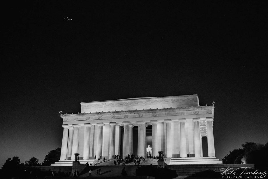 Lincoln Memorial in Washington, DC. Kate Timbers Photography. http://katetimbers.com