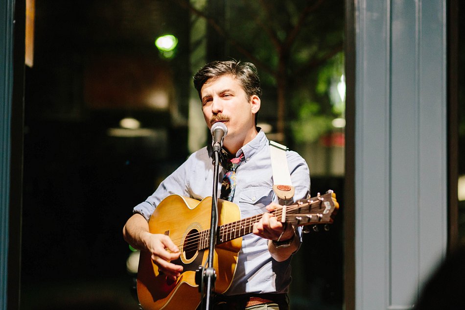 Steven Fiore of Young Mister performs a solo show at the Eclectic Cafe & Vinyl in downtown Charleston, SC.. Kate Timbers Photography. http://katetimbers.com #katetimbersphotography // Charleston Photography // Inspiration