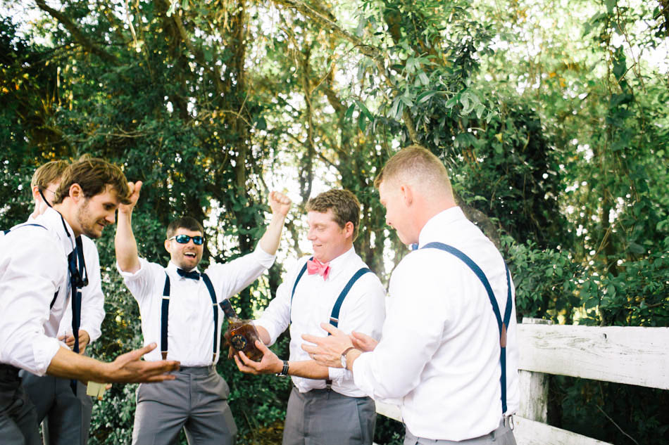 Wedding party digs up buried bourbon, Alhambra Hall, Mt Pleasant, South Carolina Kate Timbers Photography. http://katetimbers.com #katetimbersphotography // Charleston Photography // Inspiration