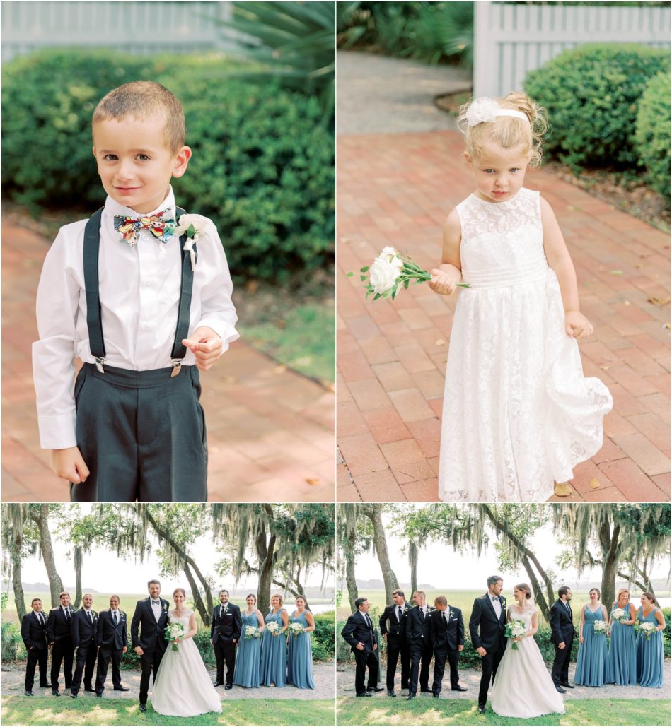  Creek Club at I'On wedding party portraits. Kate Timbers Photography. http://katetimbers.com #katetimbersphotography // Charleston Photography // Inspiration